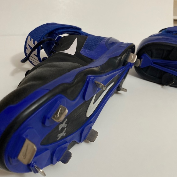 NIKE Baseball Cleats Blue/black Size 12.5 - Picture 5 of 5